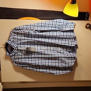 NWT plaid Burton up shirt